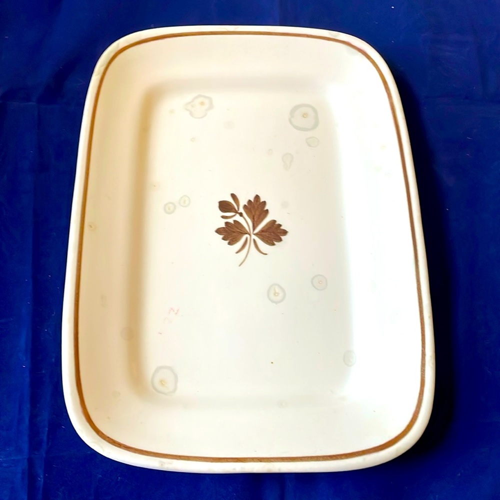Antique 1890s Alfred Meakin Tea Leaf Royal Ironstone Brown serving platter